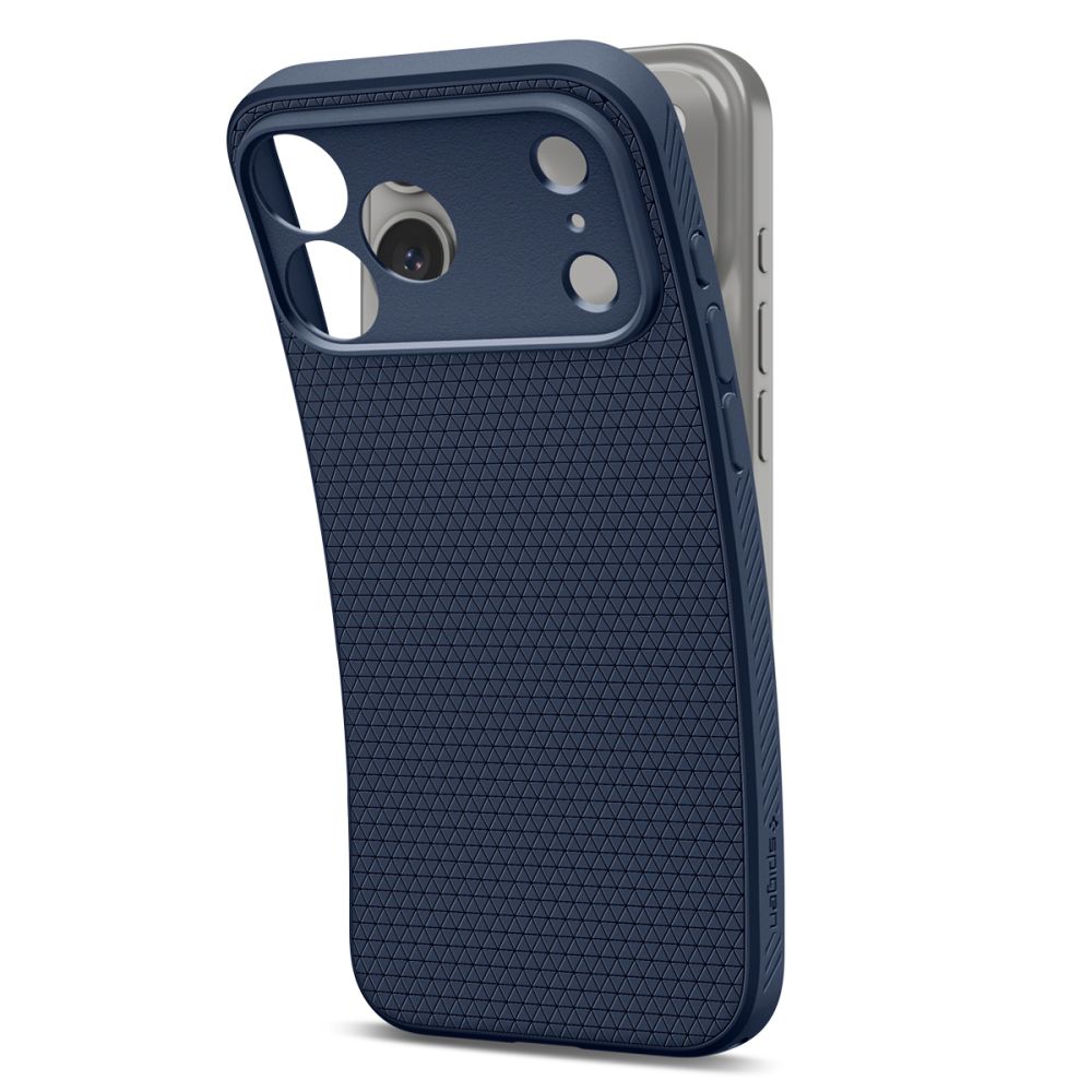 Spigen Liquid Air-etui til iPhone 18 Pro Max / 17 Pro Max – marineblå