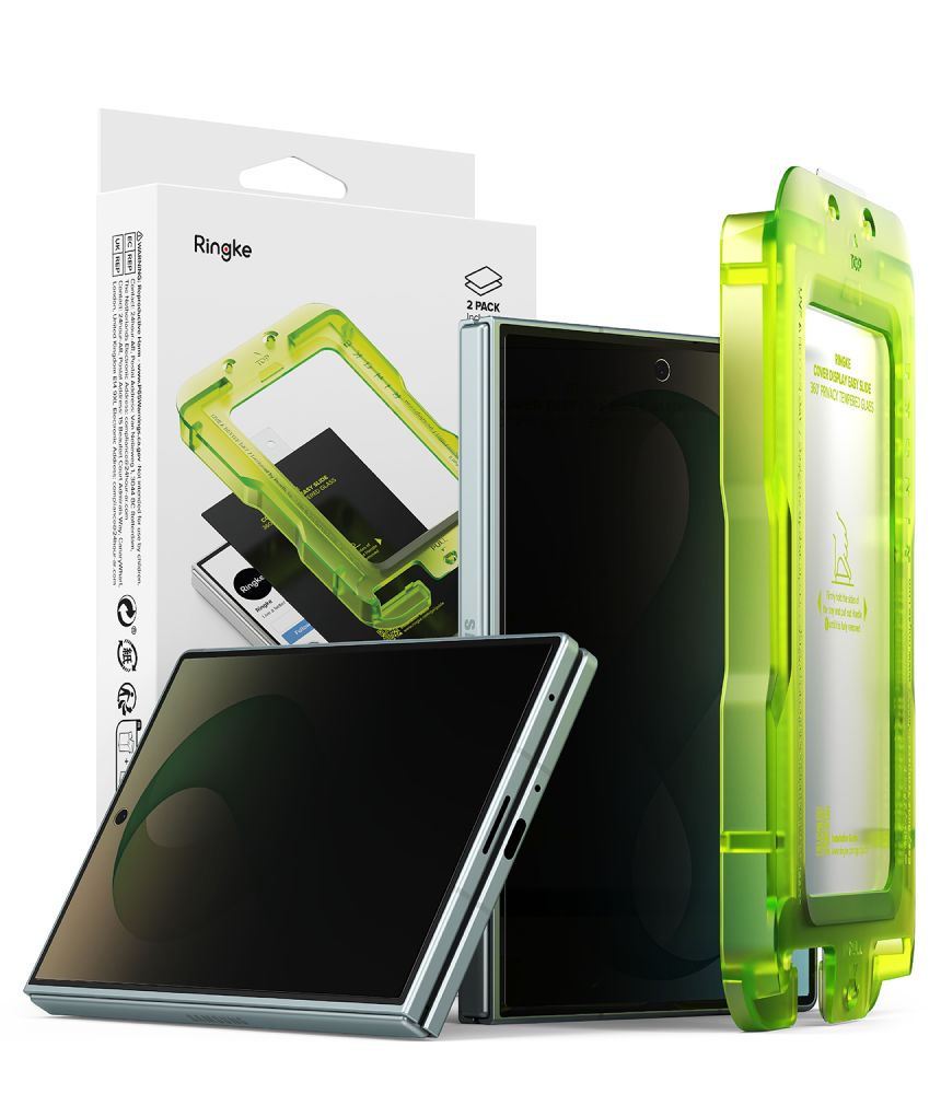 Ringke Easy Slide Privacy 360, 2-pack härdat glas till Samsung Galaxy Z Fold 8