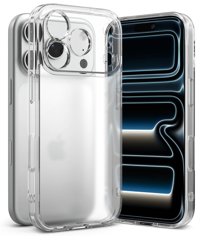 Ringke Fusion-fodral för iPhone 18 Pro / 17 Pro – Transparent matt