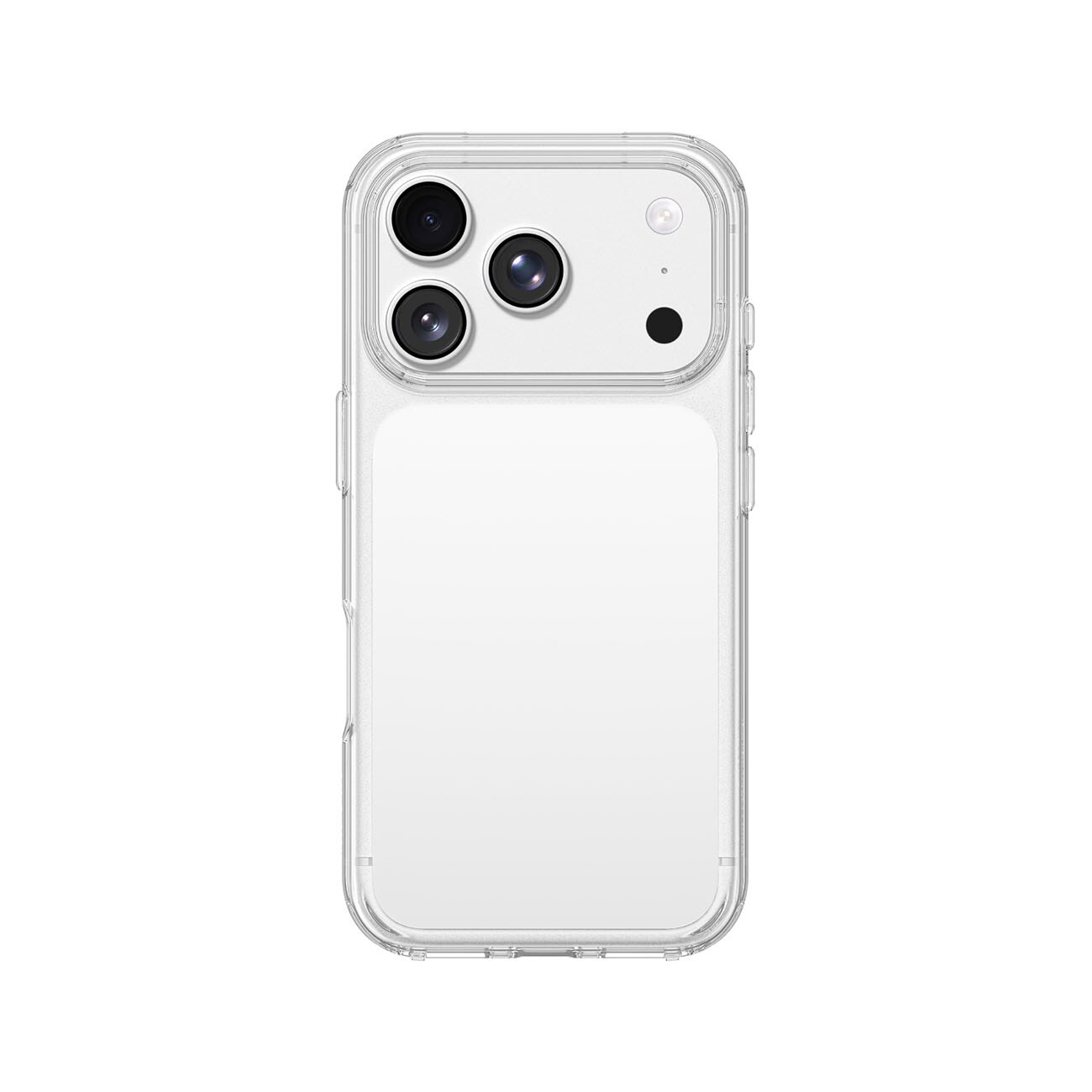AmazingThing Minimal faldsikkert etui med 3 linser til iPhone 18 Pro – gennemsigtigt