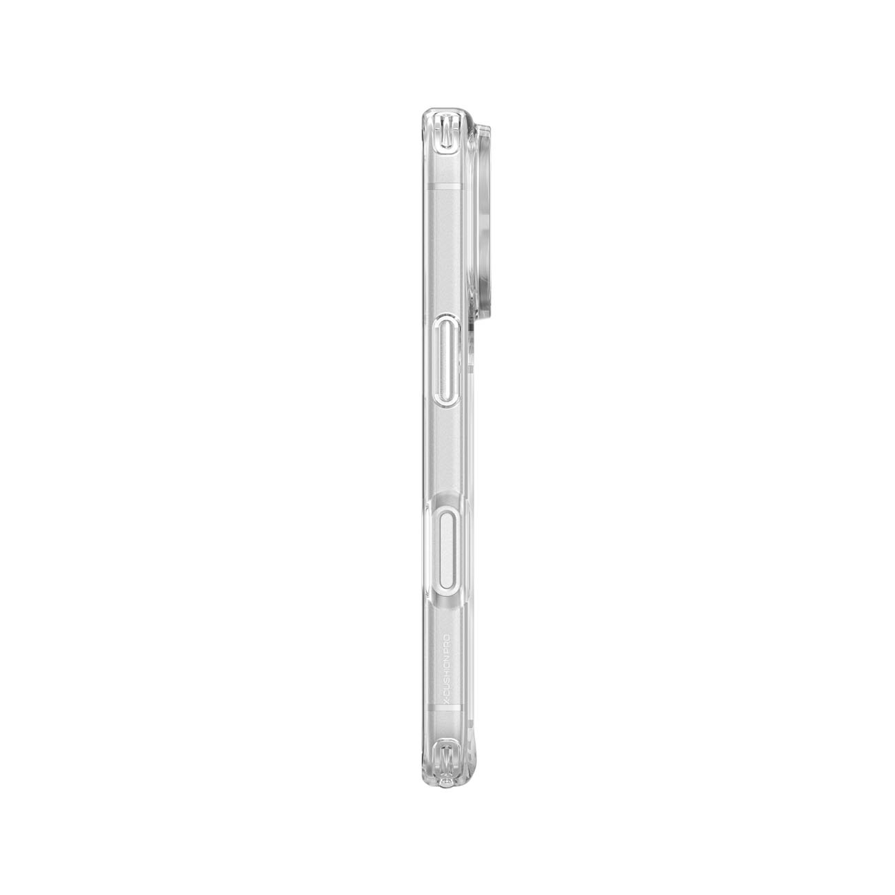 AmazingThing Minimal faldsikkert etui med 3 linser til iPhone 18 Pro – gennemsigtigt
