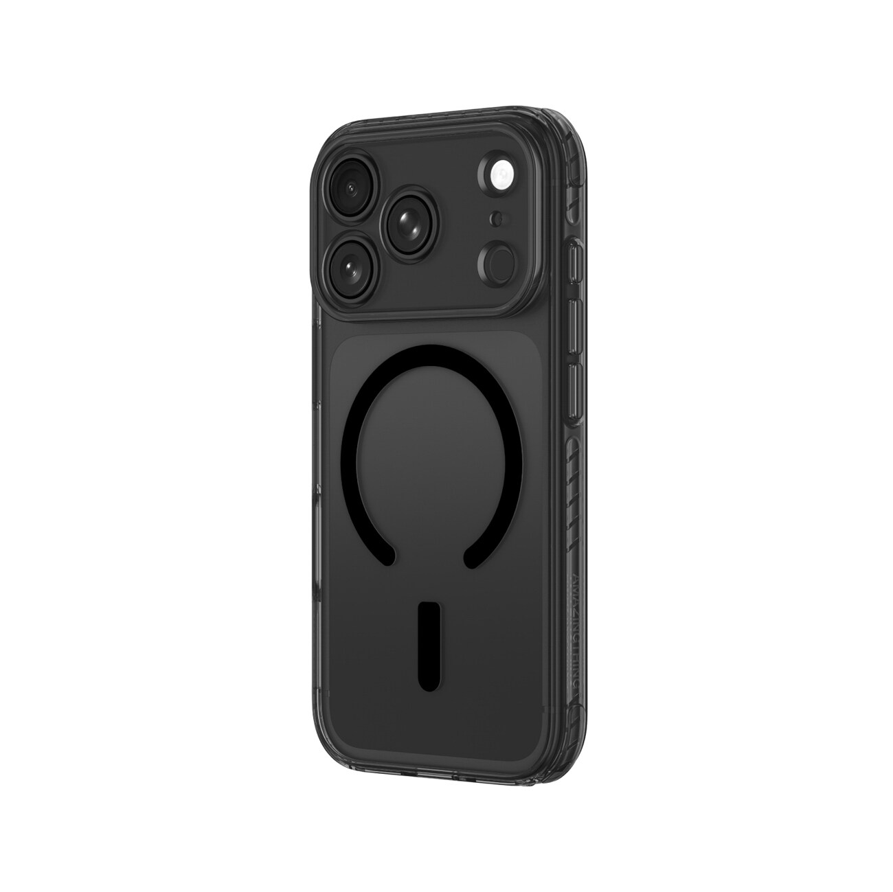 AmazingThing Titan Pro-linsfodral för iPhone 18 Pro, kameraskydd, nyckelbandsfäste, MagSafe – svart