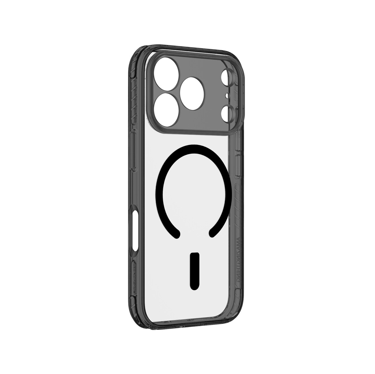 AmazingThing Titan Pro-objektivetui til iPhone 18 Pro m. kameradæksel & snorpunkt, MagSafe – sort