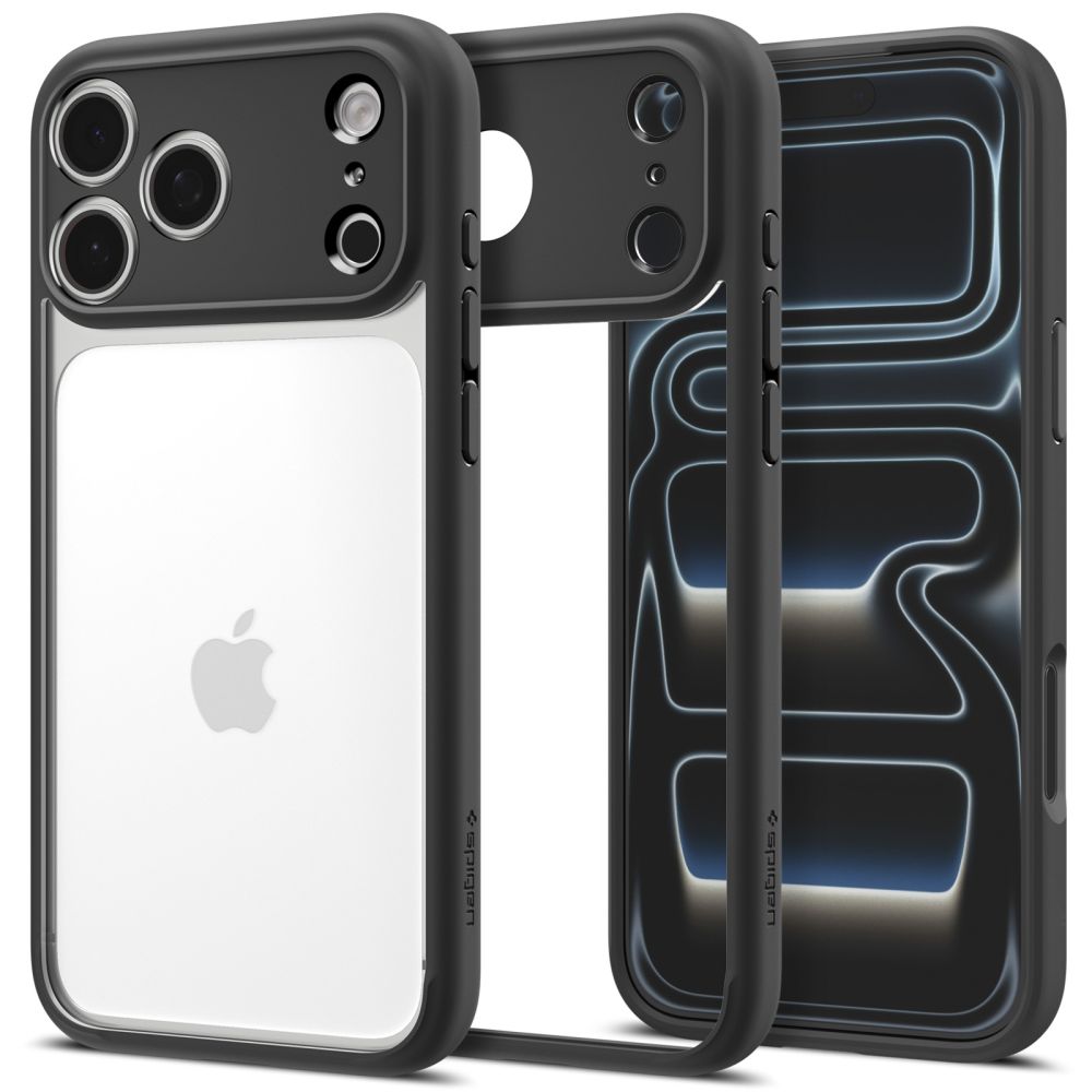 Spigen Ultra Hybrid-skal för iPhone 18 Pro Max / 17 Pro Max – matt svart