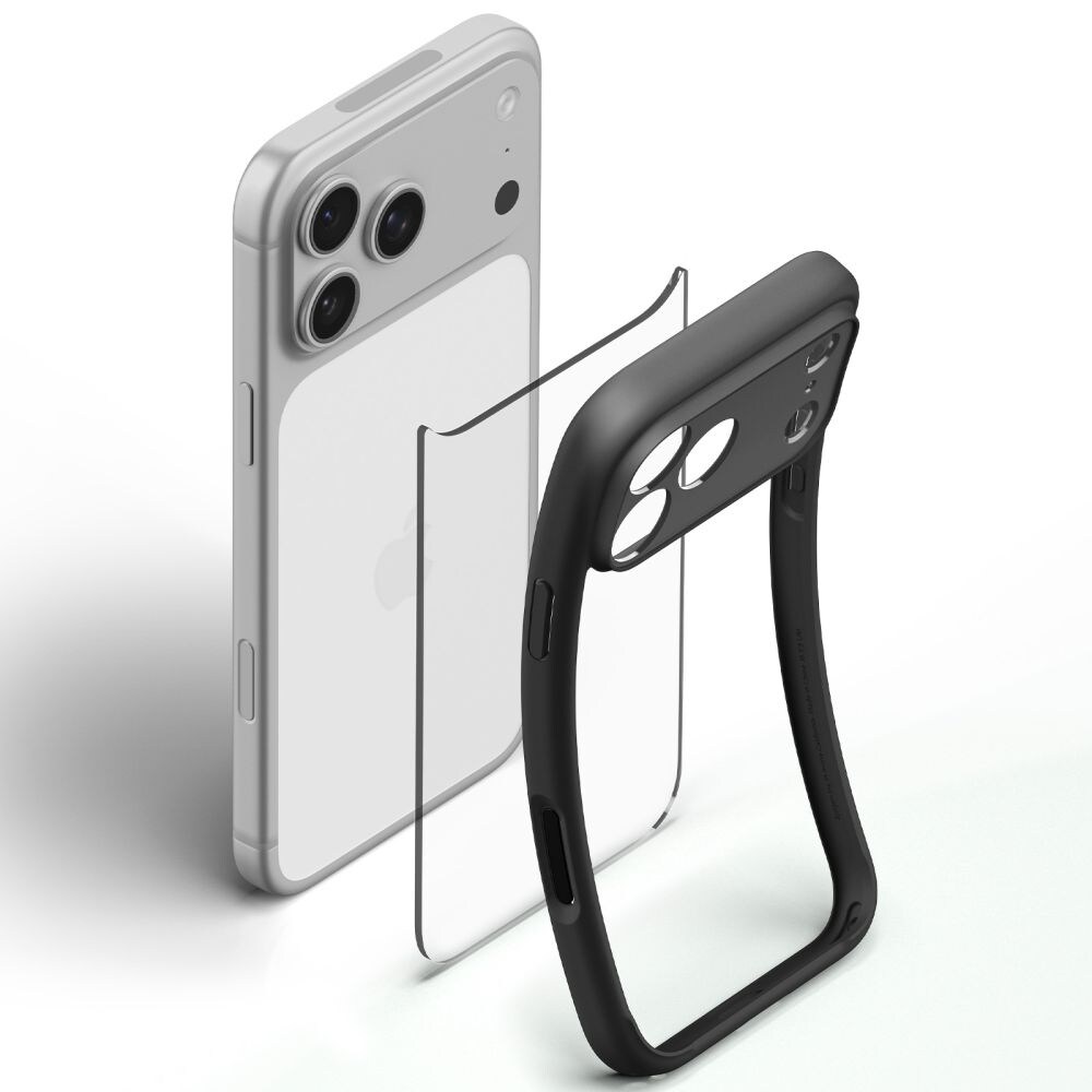 Spigen Ultra Hybrid-etui til iPhone 18 Pro Max / 17 Pro Max – Mat sort