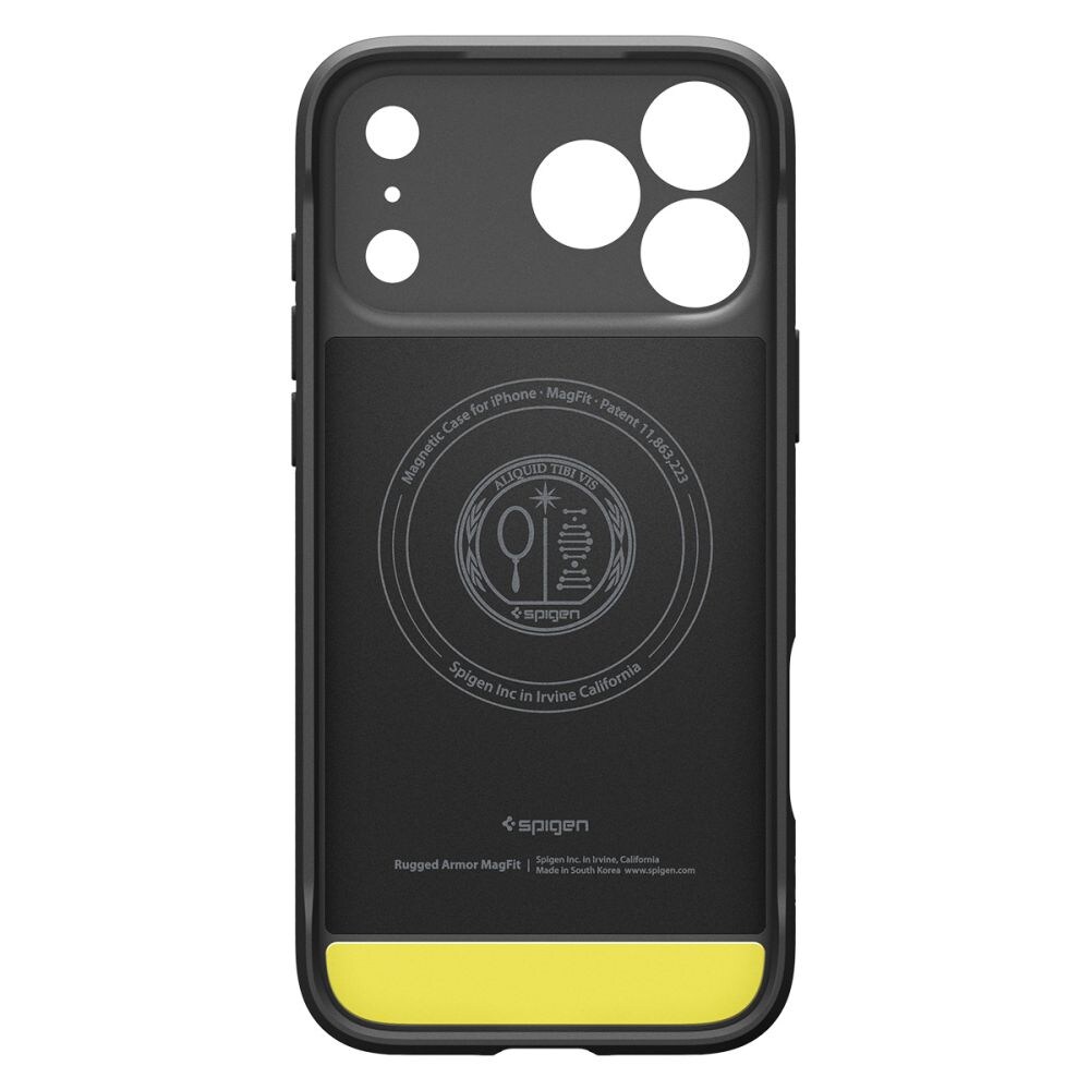 Spigen Rugged Armor MagSafe-etui til iPhone 18 Pro / 17 Pro – mat sort