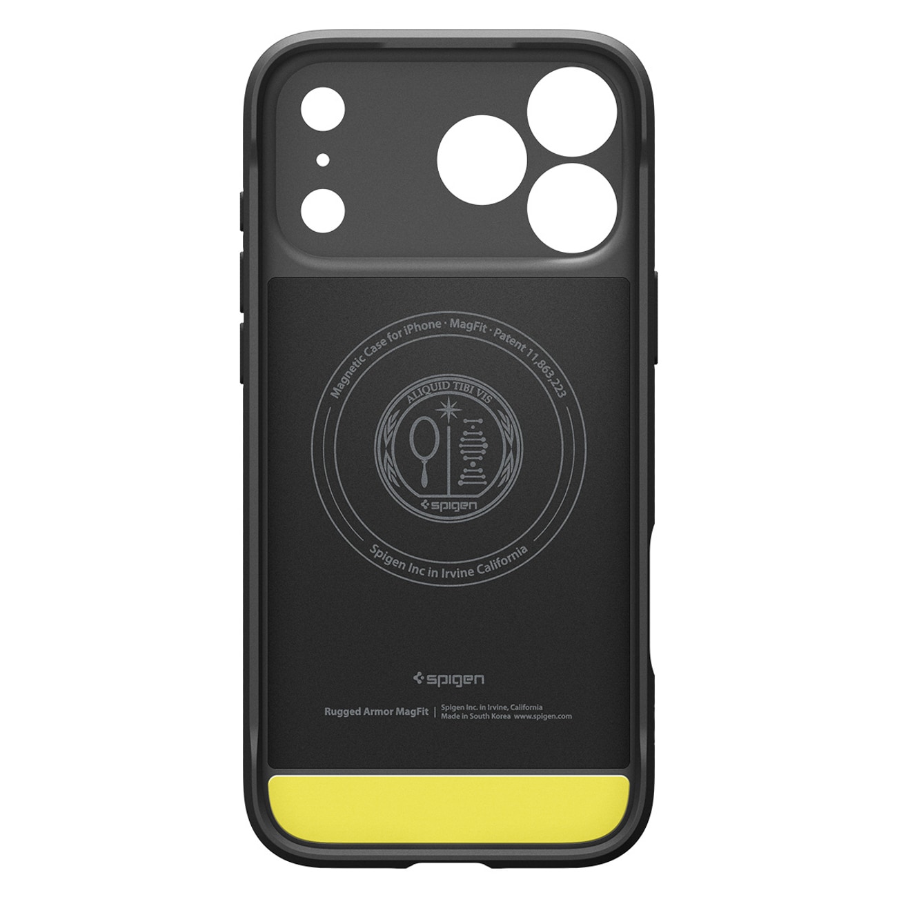 Spigen Rugged Armor MagSafe-etui til iPhone 18 Pro / 17 Pro – mat sort