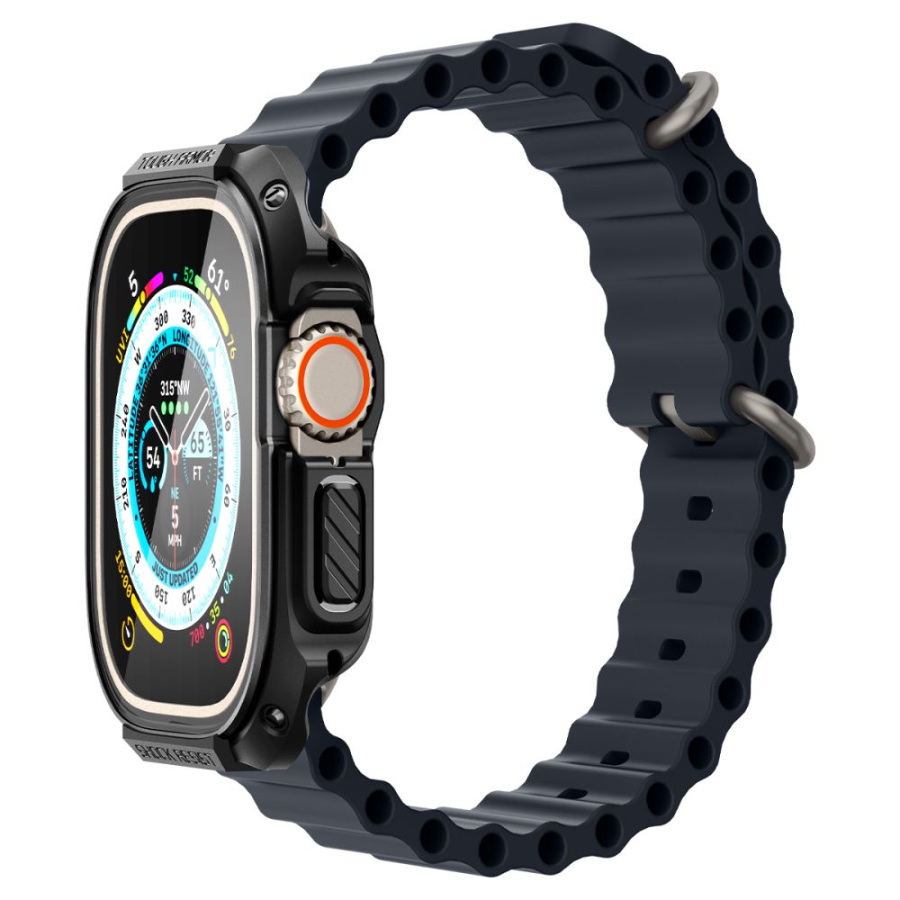Spigen Tough Armor-etui til Apple Watch Ultra 49 mm – sort