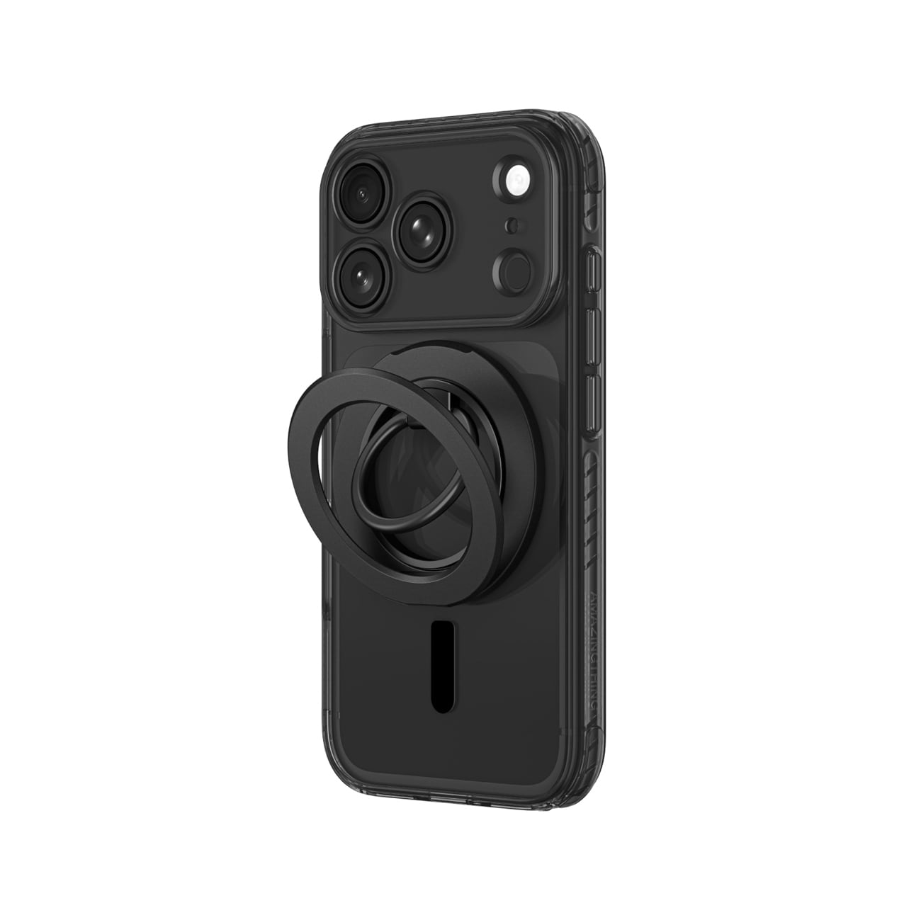 AmazingThing Titan Pro-linsringsset med fodral för iPhone 18 Pro Max, kameraskydd, MagSafe – Svart