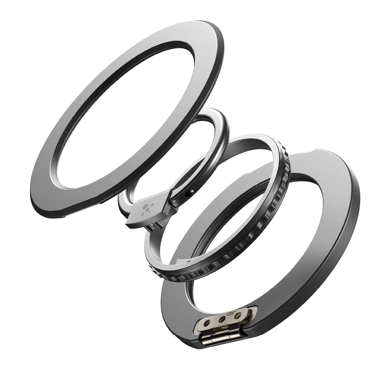AmazingThing Titan Pro-objektivringsæt m/etui til iPhone 18 Pro Max, kameradæksel, MagSafe – sort
