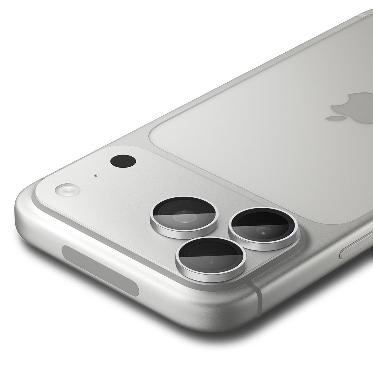 Spigen Optik Pro GLAS.TR EZ FIT 2-pak hærdet glas kameraskærmbeskytter iPhone 18 Pro/Pro Max – Sølv