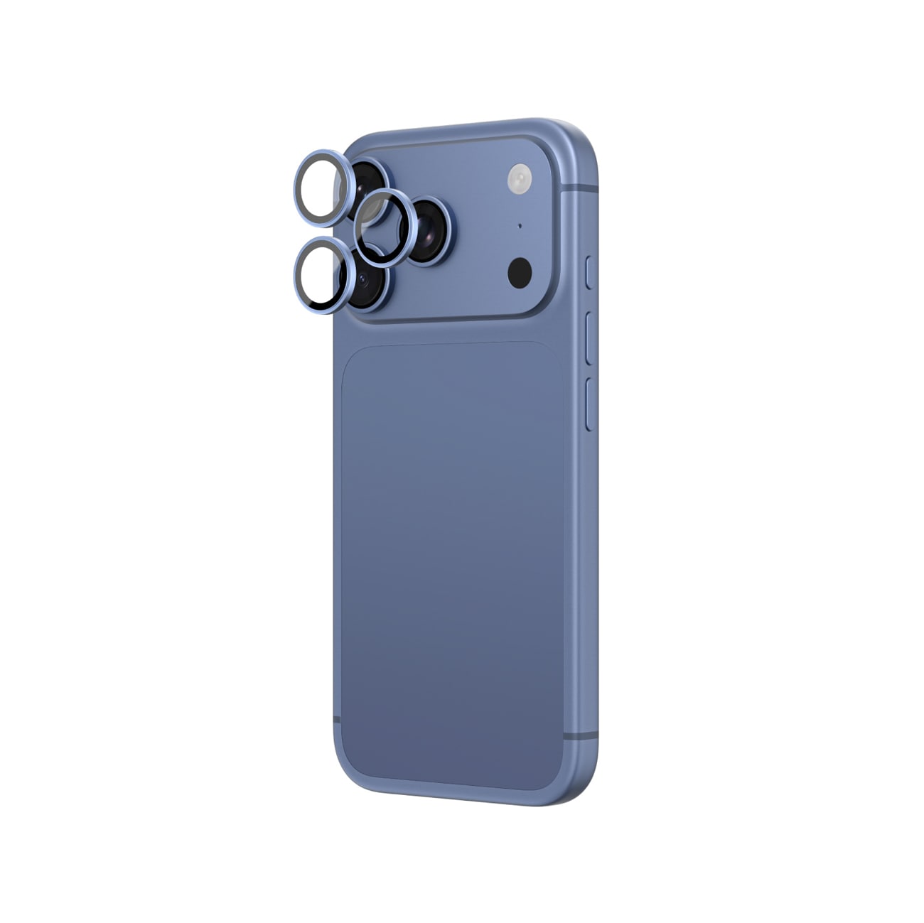 AmazingThing Titan Vision-linse i safir til iPhone 18 Pro / 18 Pro Max – Blå