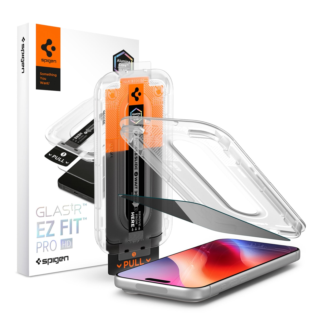 Spigen Glas.tR EZ Fit Pro HD AC integritetsskyddande härdat glas för iPhone 18 Pro Max