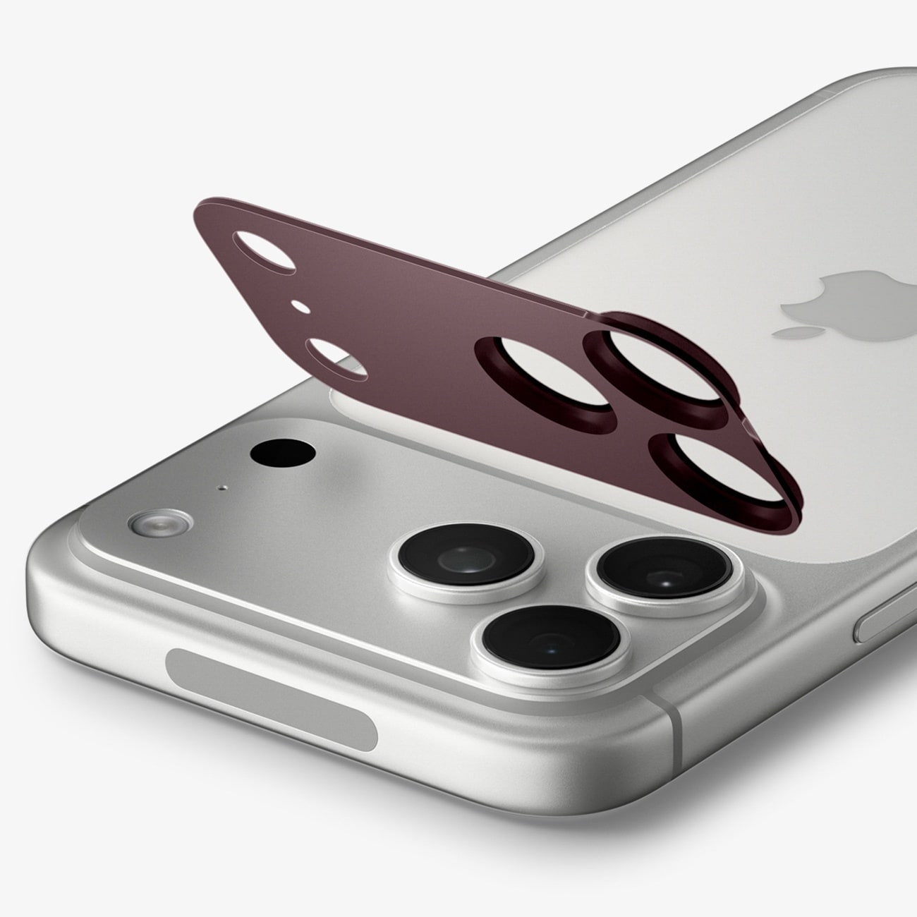 Spigen Optik Pro XL GLAS.TR EZ FIT hærdet glas til iPhone 18 Pro Max – Dark Cherry