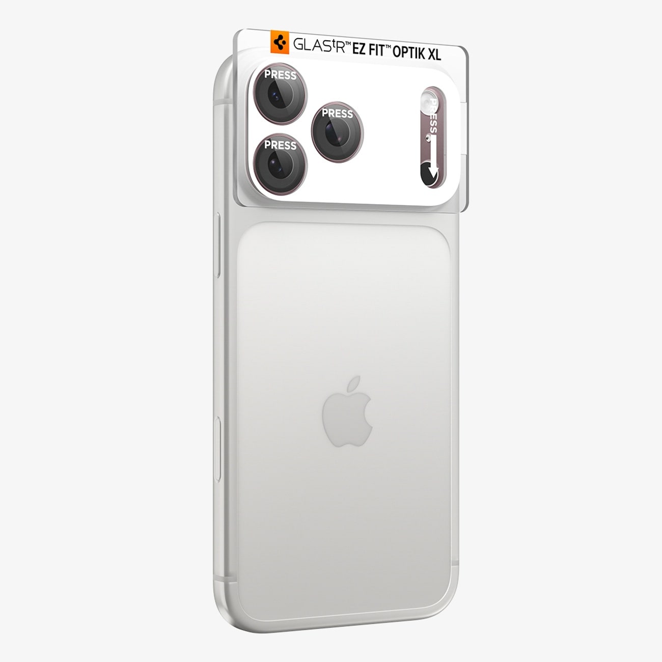 Spigen Optik Pro XL GLAS.TR EZ FIT hærdet glas til iPhone 18 Pro Max – Dark Cherry