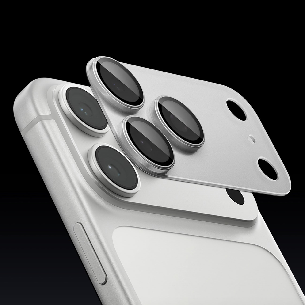 Spigen Optik Pro XL GLAS.TR EZ FIT hærdet glas til iPhone 18 Pro Max – Sølv