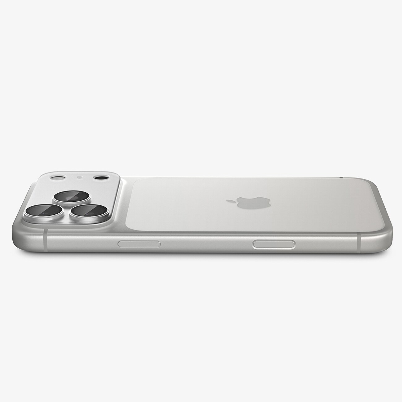 Spigen Optik Pro XL GLAS.TR EZ FIT hærdet glas til iPhone 18 Pro Max – Sølv