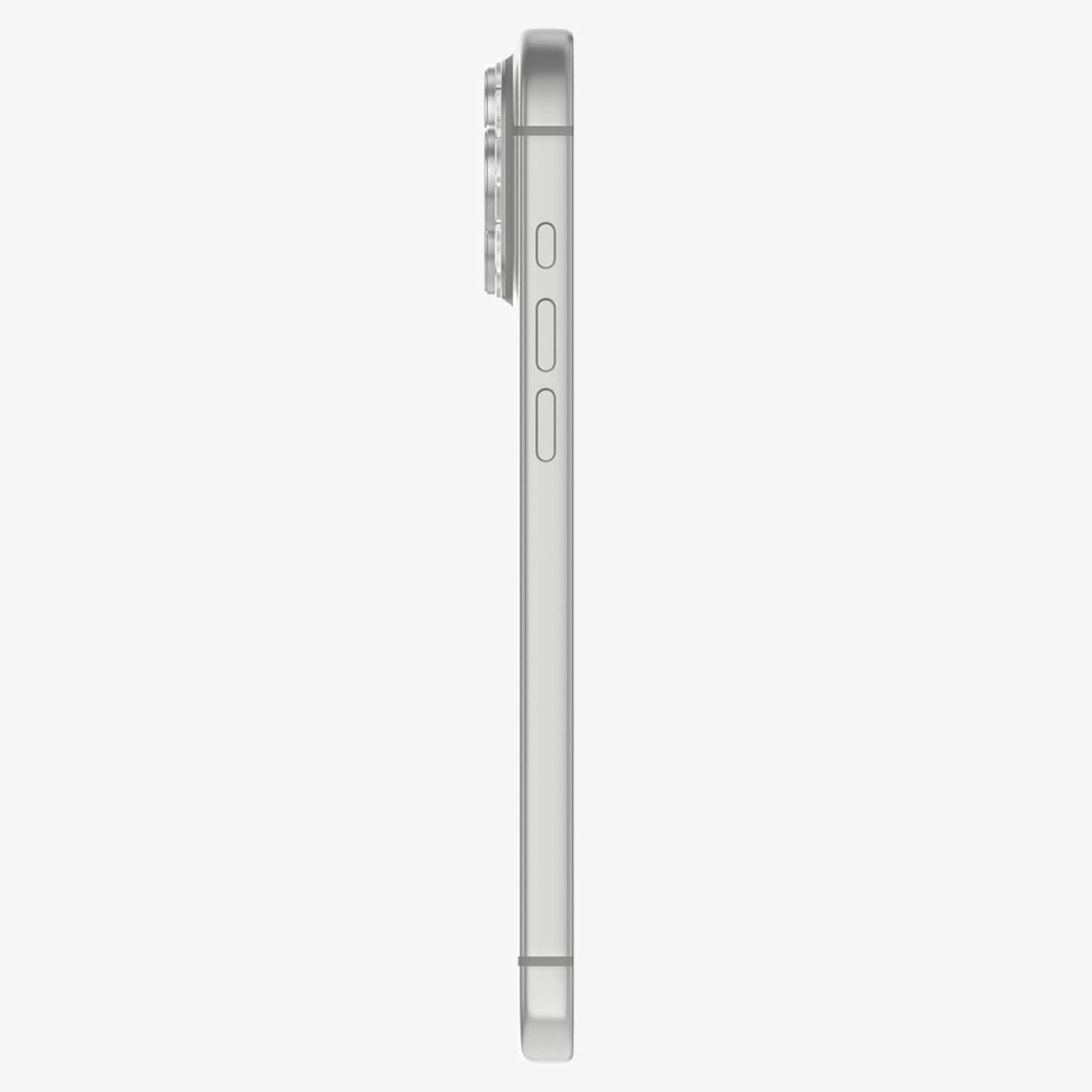 Spigen Optik Pro XL GLAS.TR EZ FIT hærdet glas til iPhone 18 Pro Max – Sølv