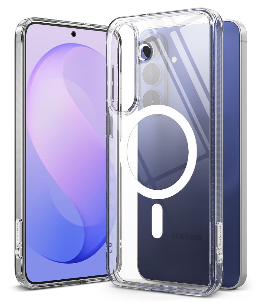 Ringke Fusion MagSafe-fodral för Samsung Galaxy S26 FE – genomskinligt