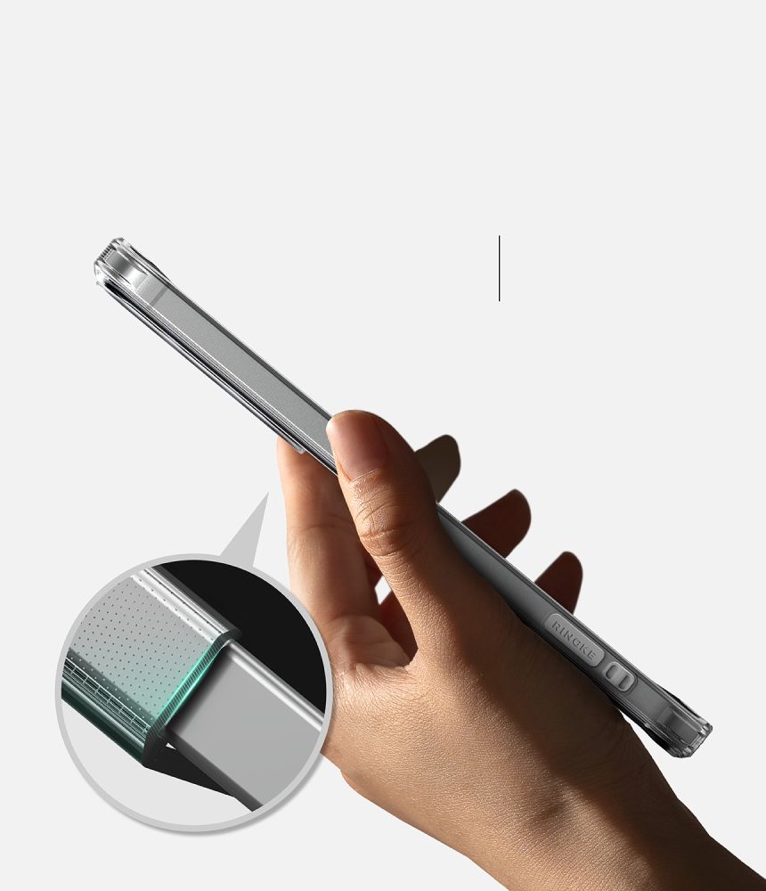 Ringke Fusion MagSafe-etui til Samsung Galaxy S26 FE – gennemsigtigt