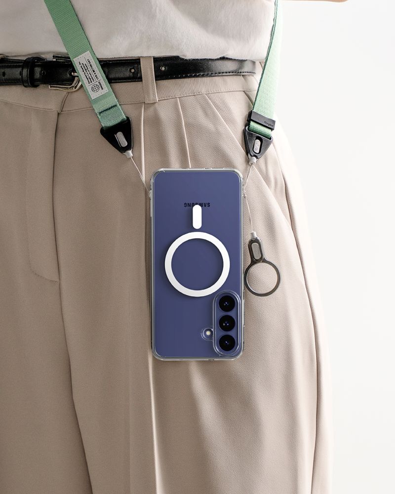 Ringke Fusion MagSafe-etui til Samsung Galaxy S26 FE – gennemsigtigt
