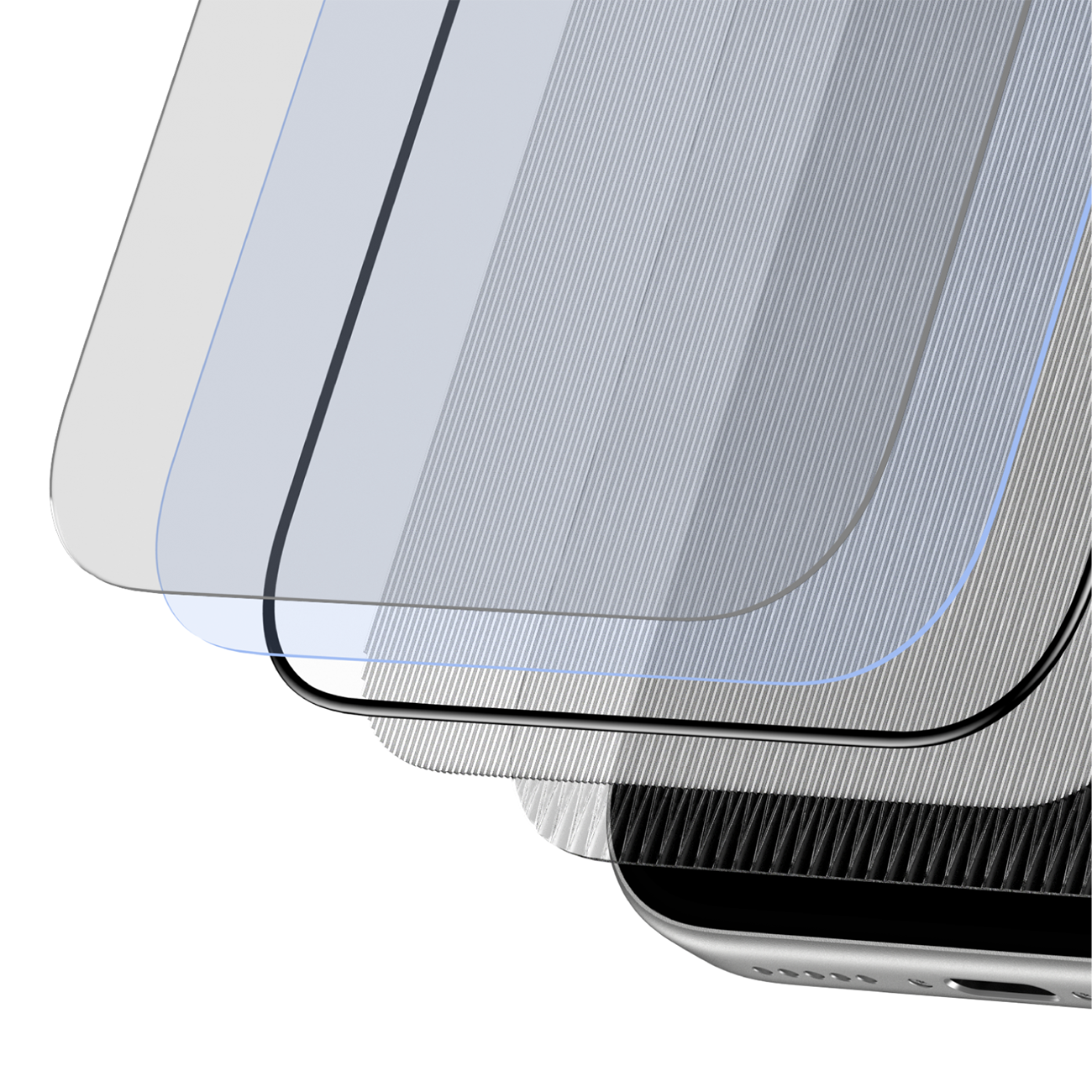 AmazingThing Titan +Care Full Glass hærdet glas til iPhone 18 Pro Max med monteringsramme