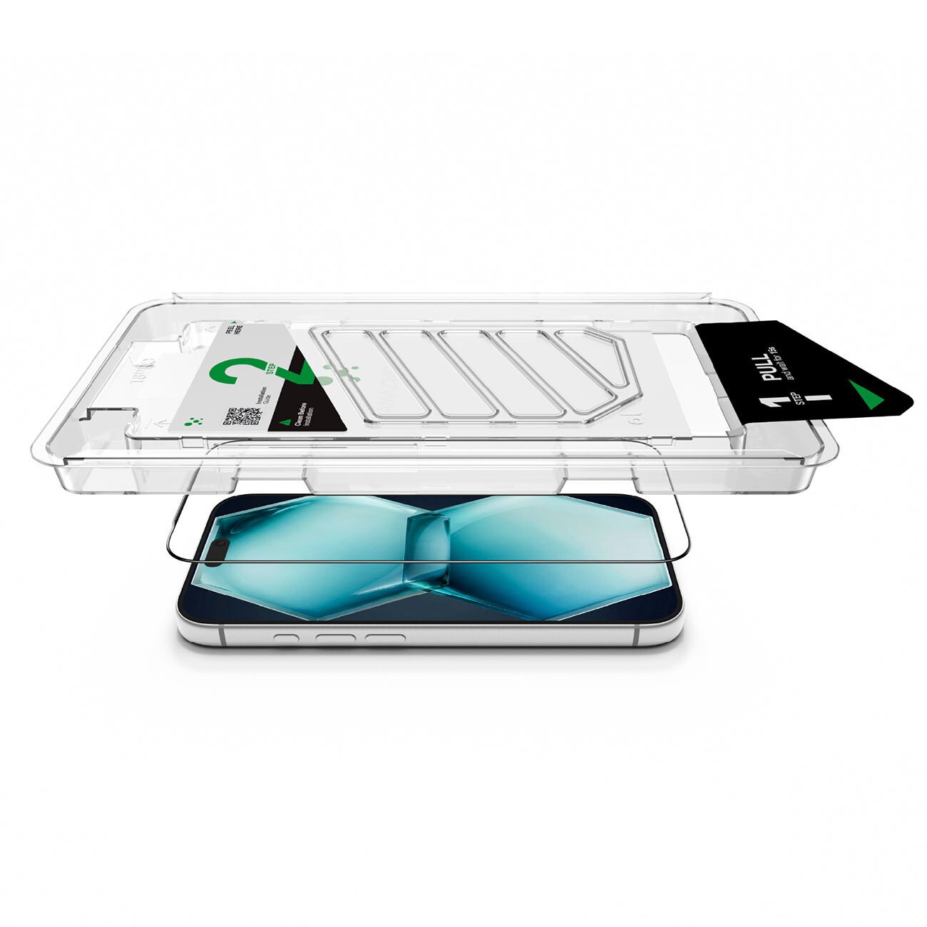 AmazingThing Titan +Care Full Glass hærdet glas til iPhone 18 Pro Max med monteringsramme