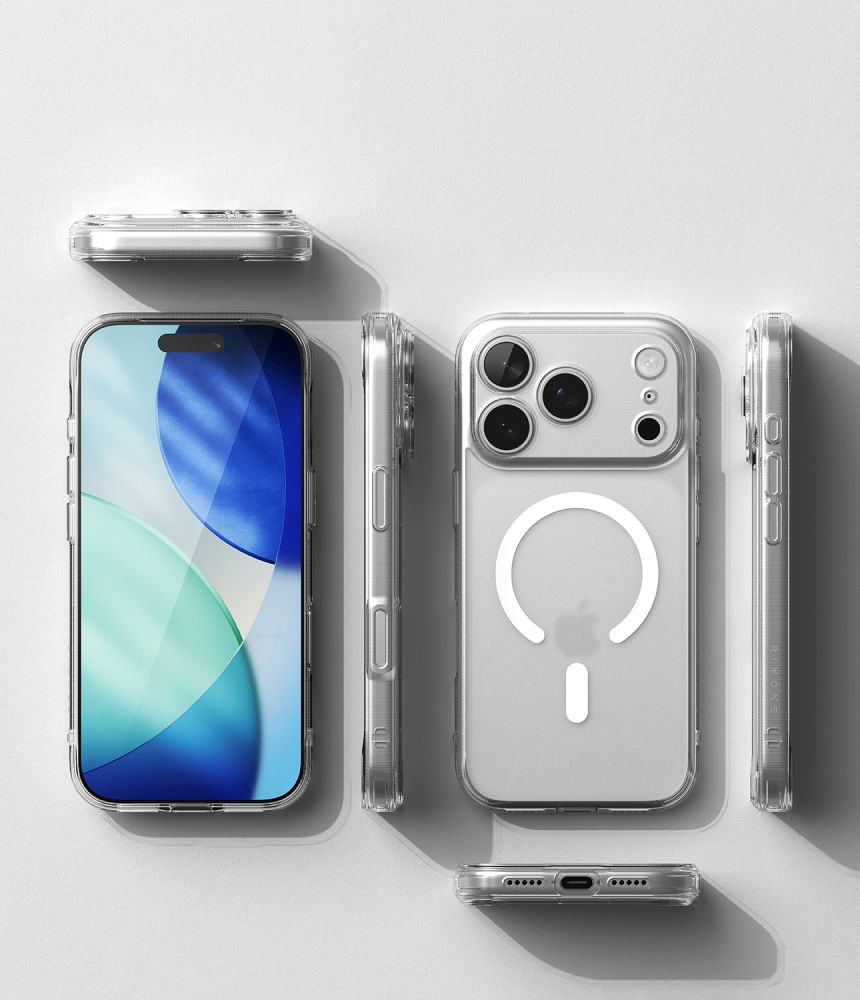 Ringke Fusion magnetisk MagSafe-etui til iPhone 18 Pro Max / 17 Pro Max – gennemsigtig, mat