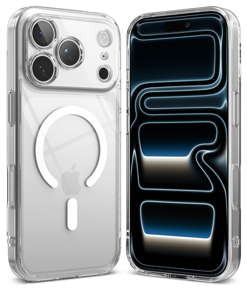 Ringke Fusion magnetisk MagSafe-etui til iPhone 18 Pro / 17 Pro – gennemsigtigt
