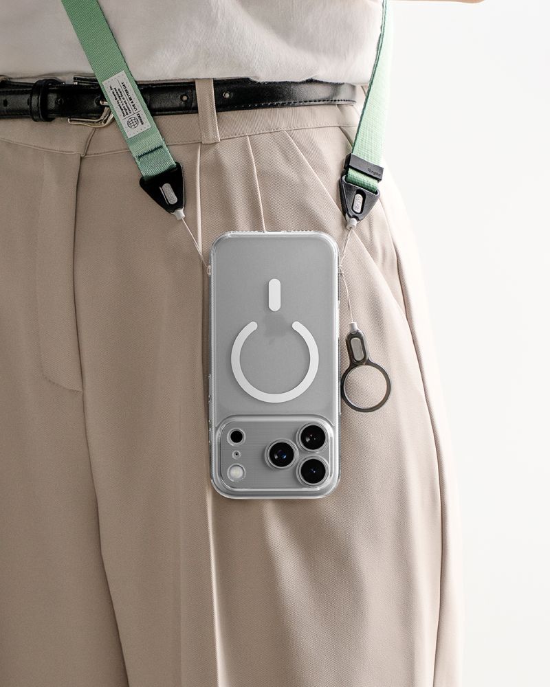 Ringke Fusion magnetisk MagSafe-etui til iPhone 18 Pro / 17 Pro – gennemsigtigt