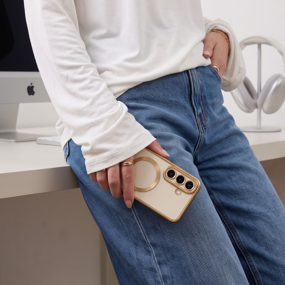 Tech-Protect MagFlex-etui til Samsung Galaxy S26 FE – Guld