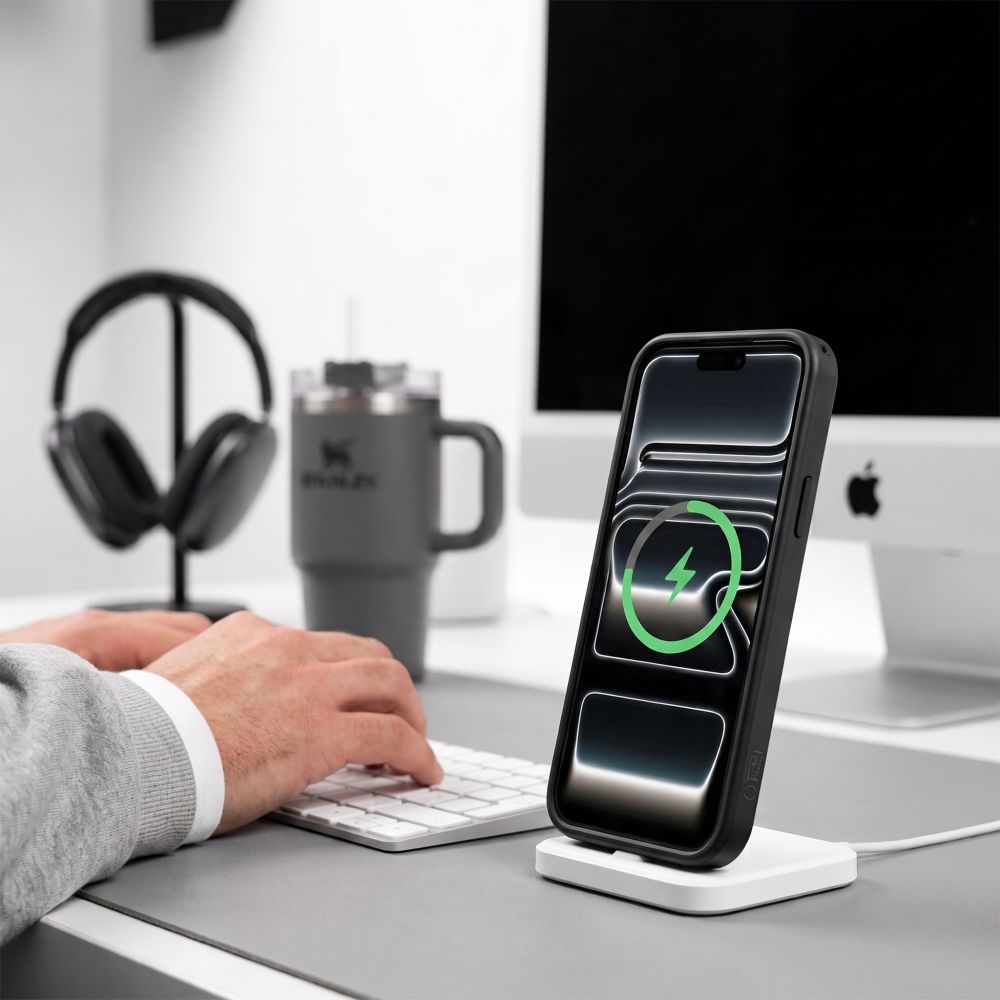 Tech-Protect Magmat Magsafe CC-etui til iPhone 18 Pro Max / 17 Pro Max – mat sort
