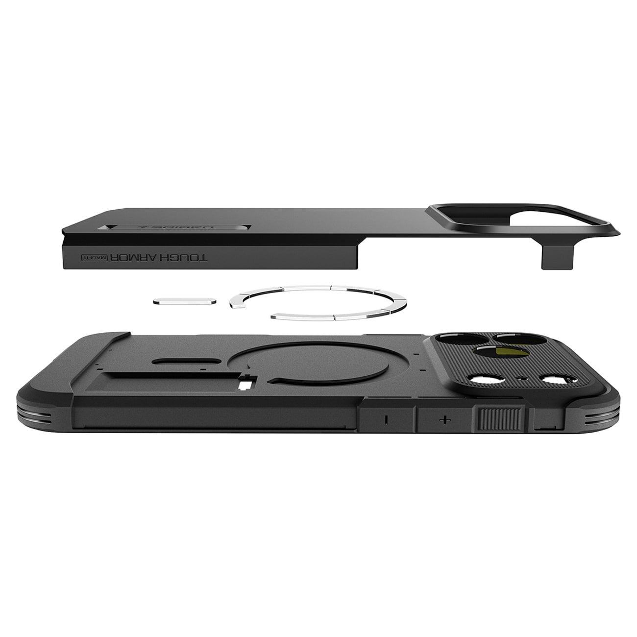 Spigen Tough Armor MagSafe-etui til iPhone 18 Pro / 17 Pro – sort