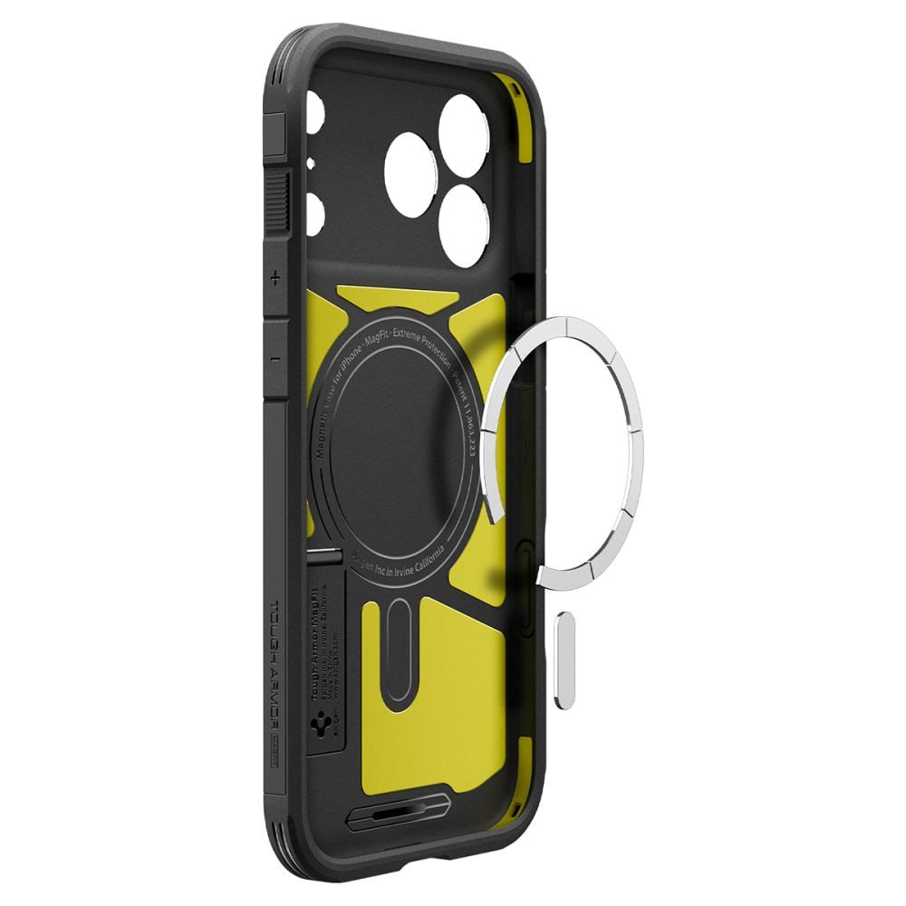 Spigen Tough Armor MagSafe-etui til iPhone 18 Pro / 17 Pro – sort