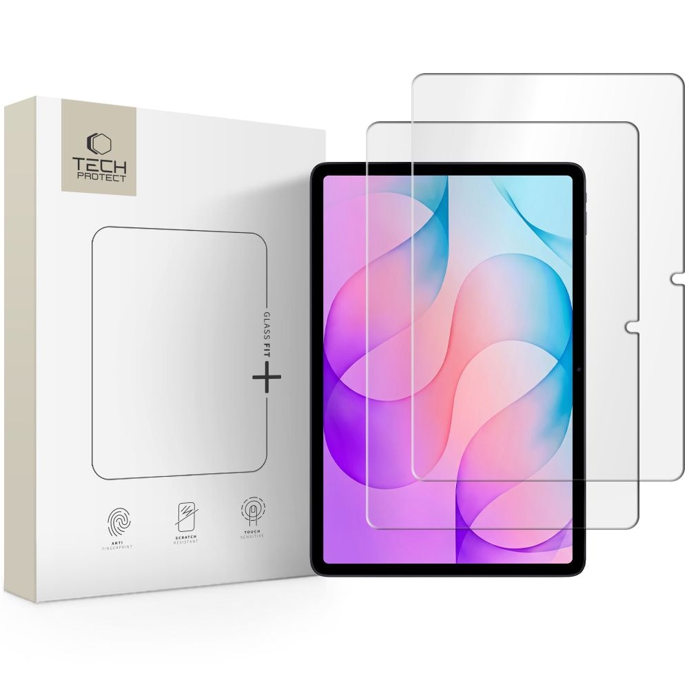 Tech-Protect Glass Fit+ 2-pack härdat glas till Samsung Galaxy Tab S12+ 12,4 tum
