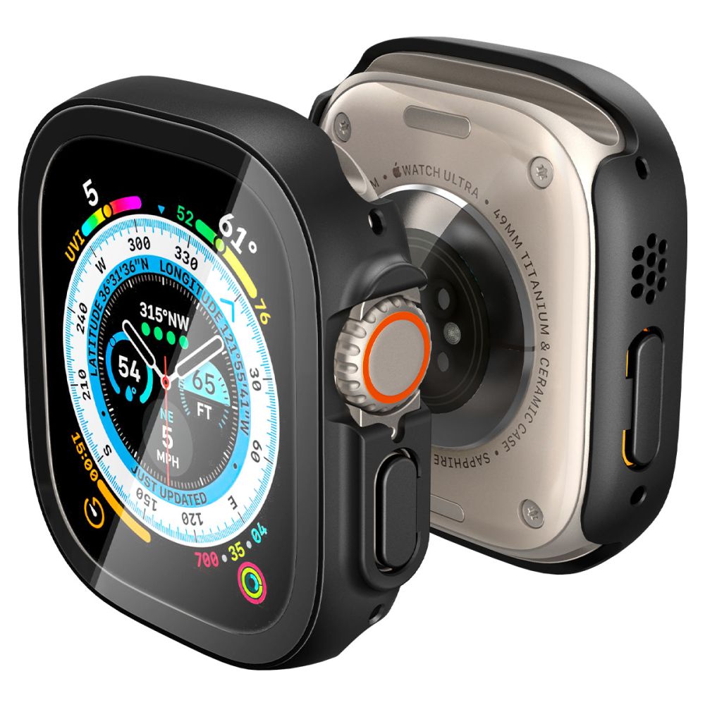 Spigen Thin Fit 360-fodral till Apple Watch Ultra (49 mm) – Svart