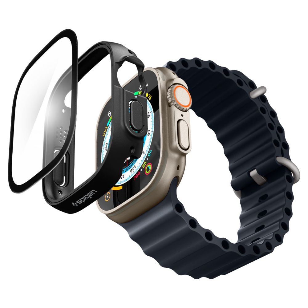 Spigen Thin Fit 360-fodral till Apple Watch Ultra (49 mm) – Svart