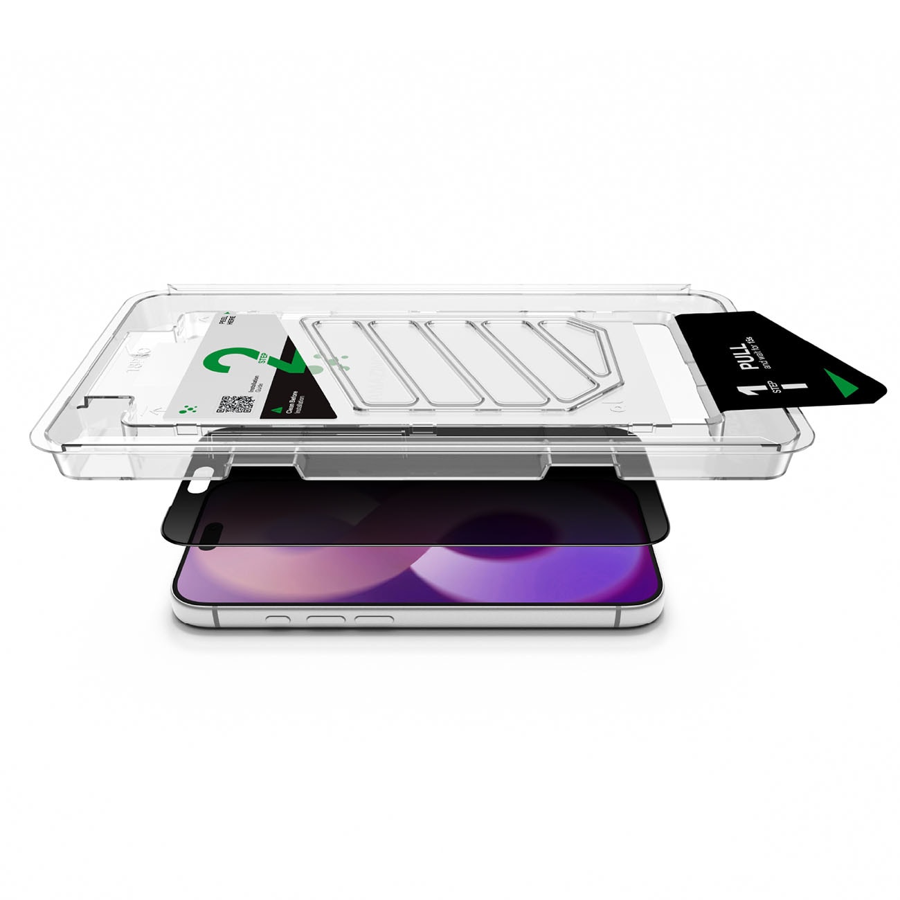 AmazingThing Radix +Care privatlivsglas til iPhone 18 Pro Max med monteringsramme