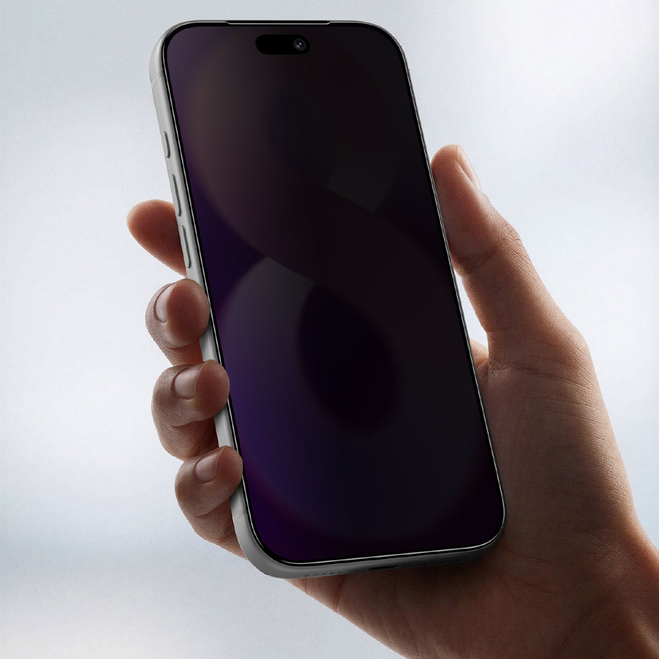 AmazingThing Radix +Care privatlivsglas til iPhone 18 Pro Max med monteringsramme