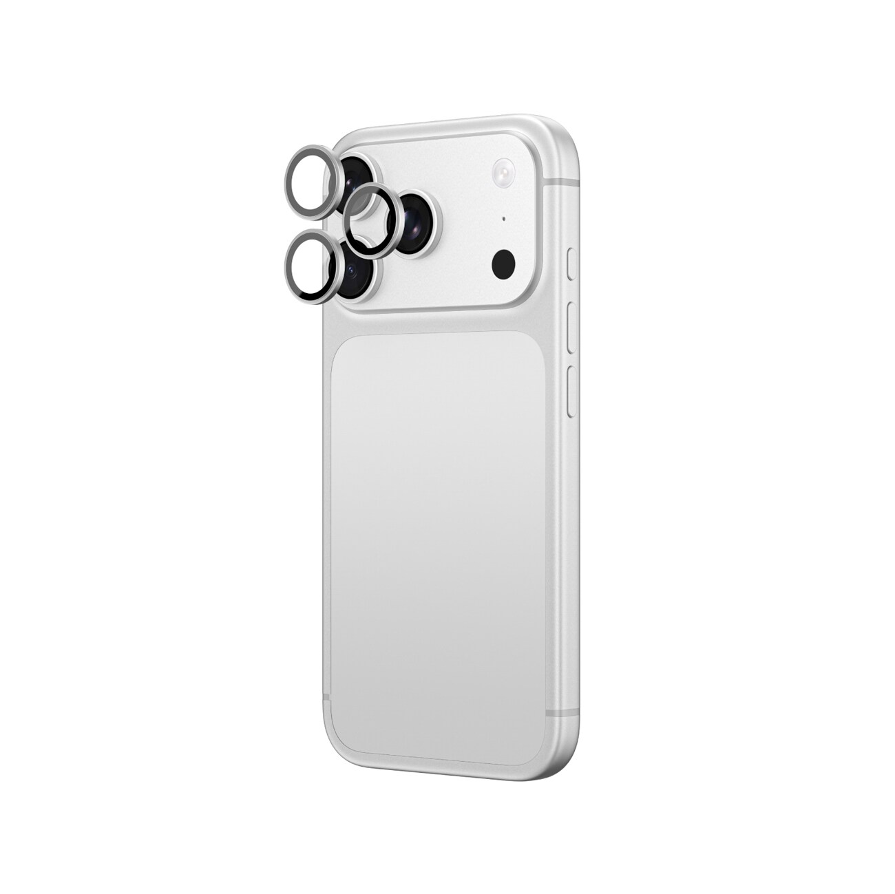AmazingThing Titan Vision-linse i safir til iPhone 18 Pro / 18 Pro Max – sølv