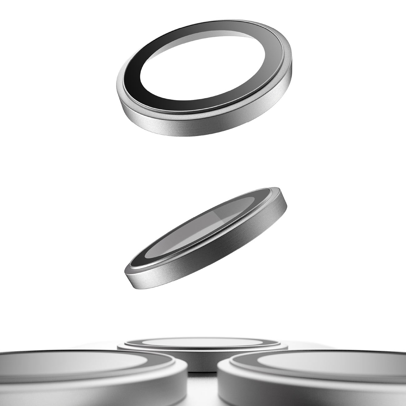 AmazingThing Titan Vision-linse i safir til iPhone 18 Pro / 18 Pro Max – sølv