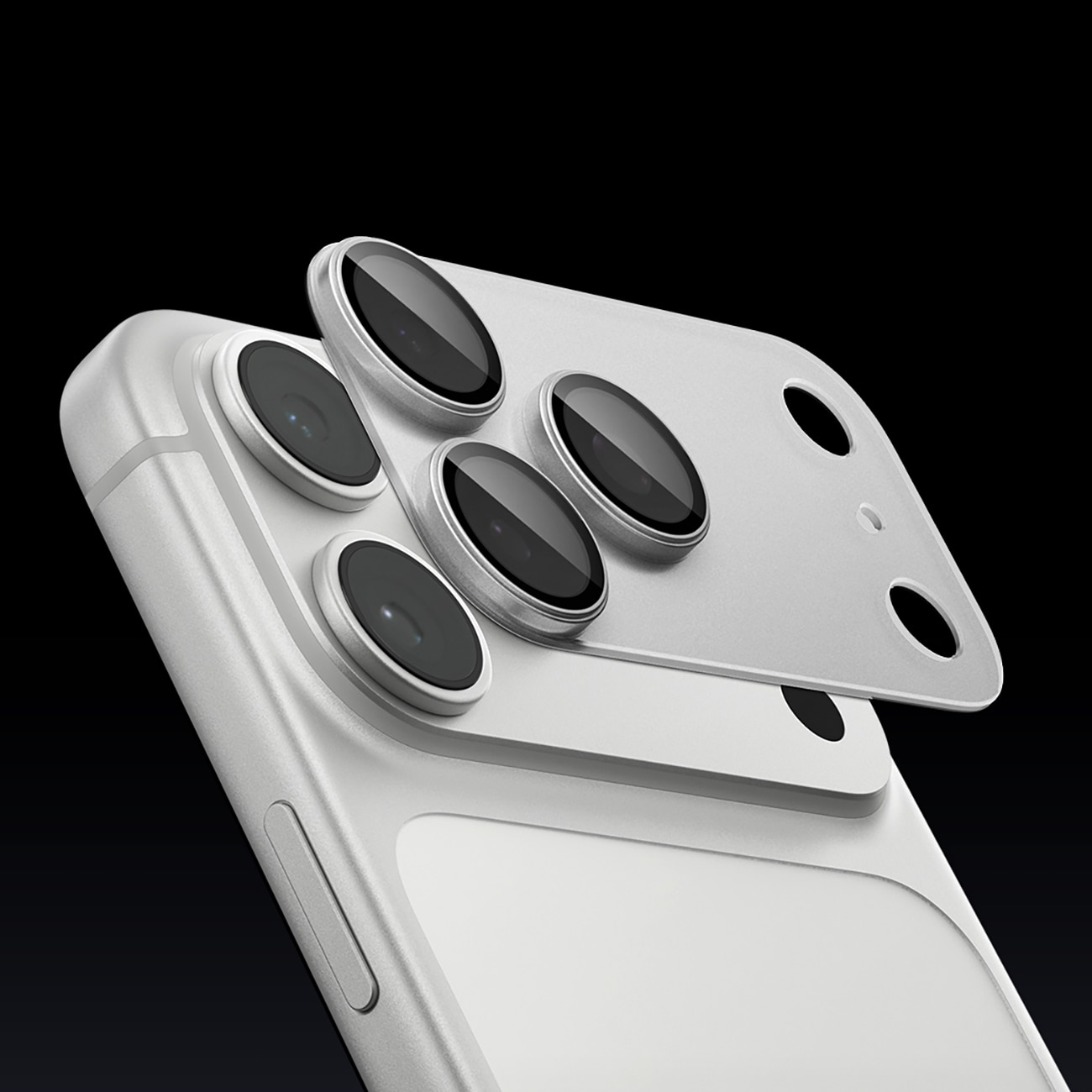 Spigen Optik Pro XL GLAS.TR EZ FIT hærdet glas til iPhone 18 Pro – sølv