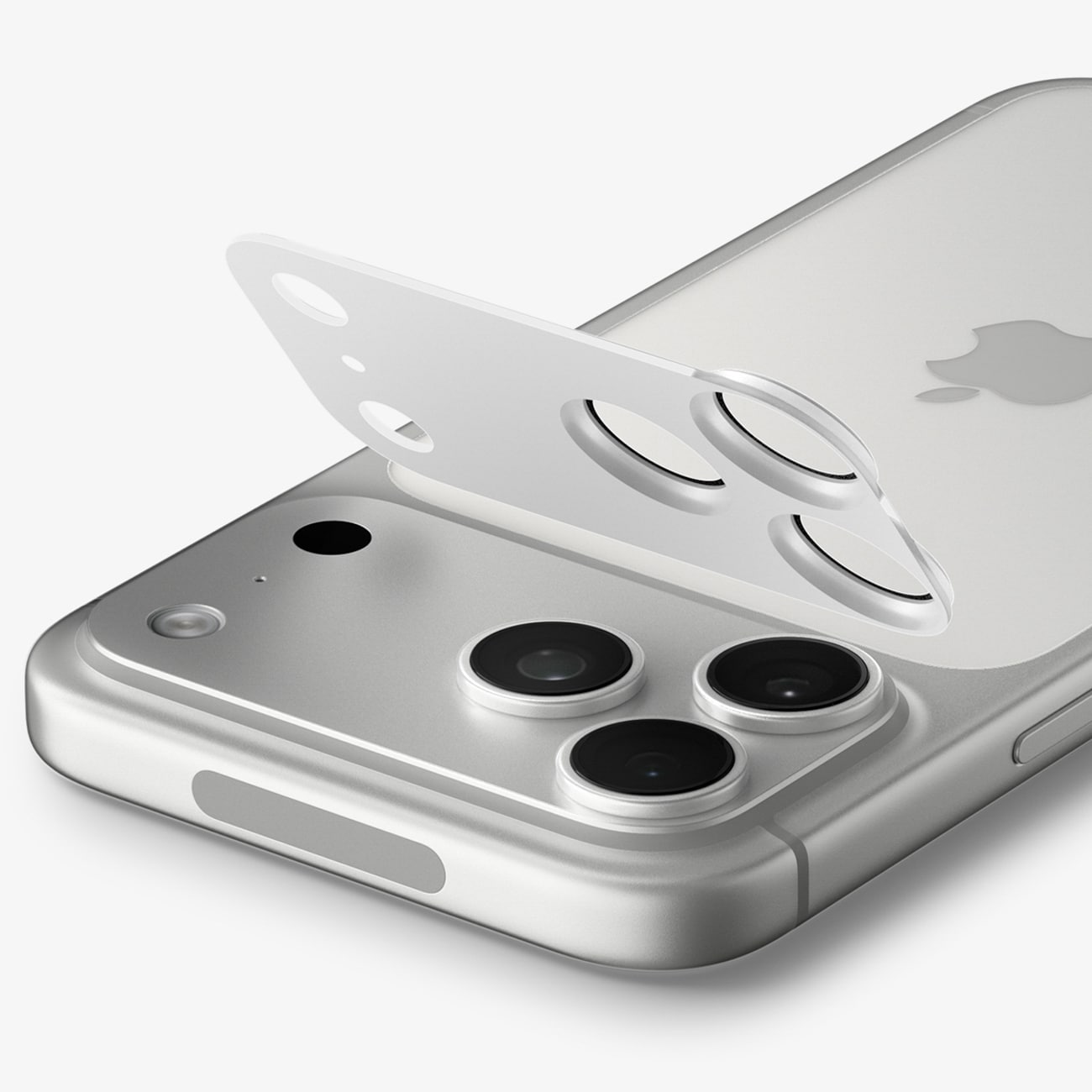Spigen Optik Pro XL GLAS.TR EZ FIT hærdet glas til iPhone 18 Pro – sølv