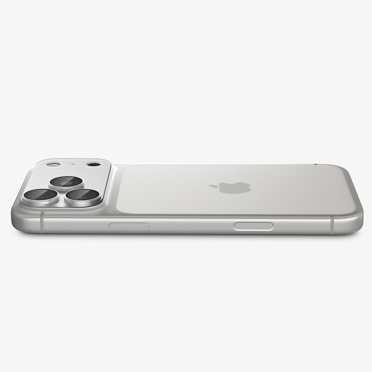 Spigen Optik Pro XL GLAS.TR EZ FIT hærdet glas til iPhone 18 Pro – sølv
