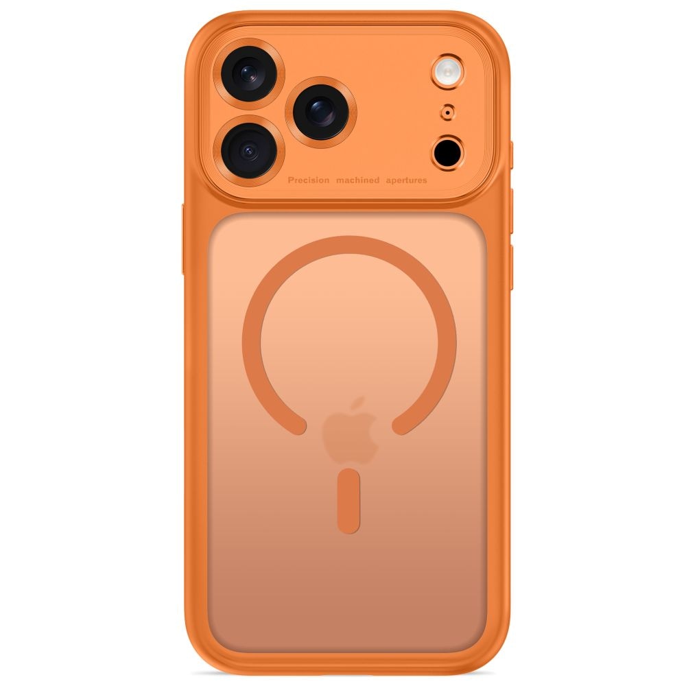 Tech-Protect MagPeak MagSafe CC-etui til iPhone 18 Pro / 17 Pro – mat orange