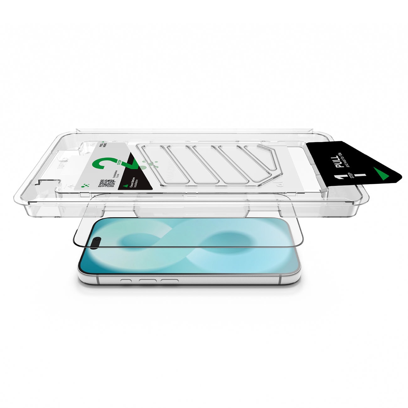 AmazingThing Radix +Care helglas i hærdet glas til iPhone 18 Pro Max med monteringsramme