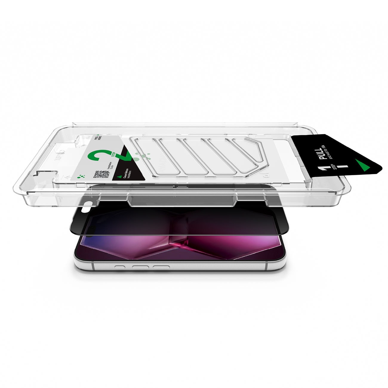 AmazingThing Titan +Care Privacy Glass til iPhone 18 Pro Max med monteringsramme