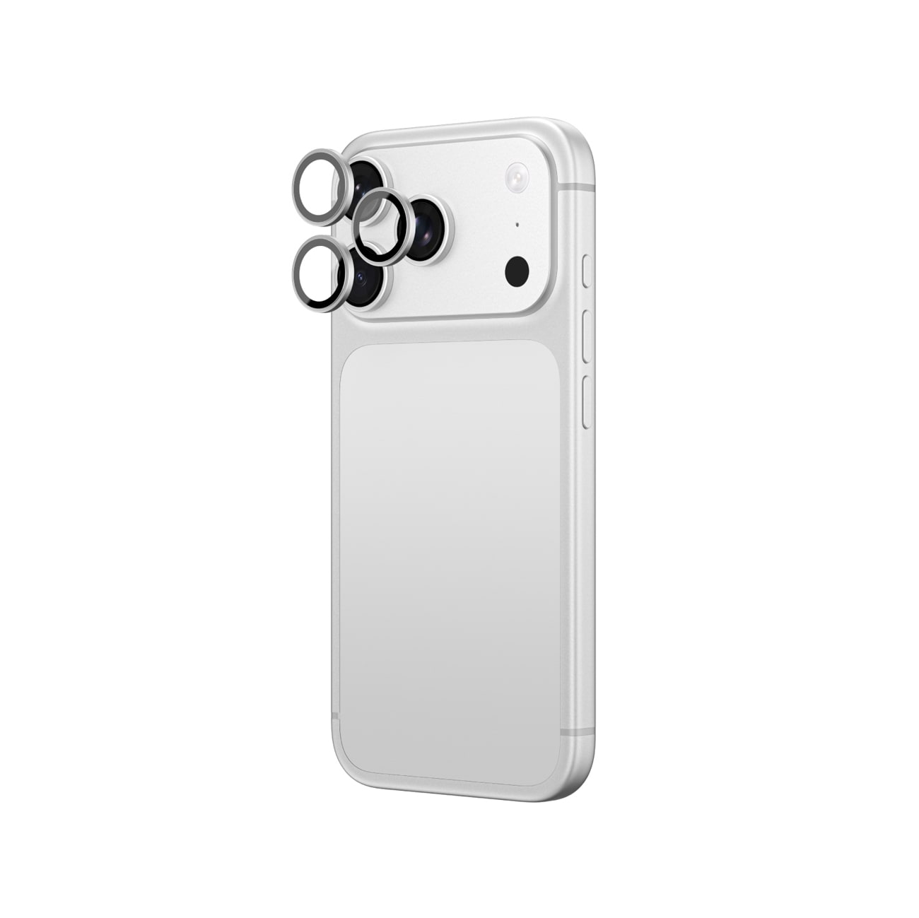 AmazingThing Radix Vision linsebeskyttelse til iPhone 18 Pro / 18 Pro Max – Sølv