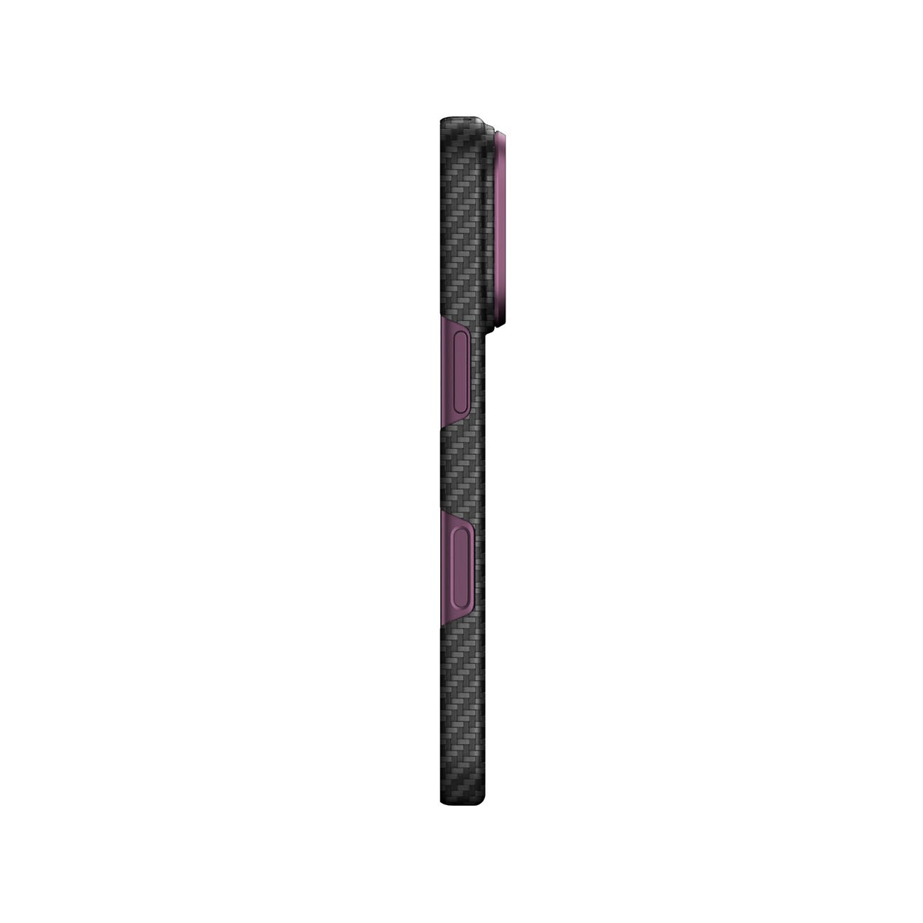 AmazingThing Titan Max-objektivetui til iPhone 18 Pro i aramidfiber m/kameradæksel, MagSafe – Lilla