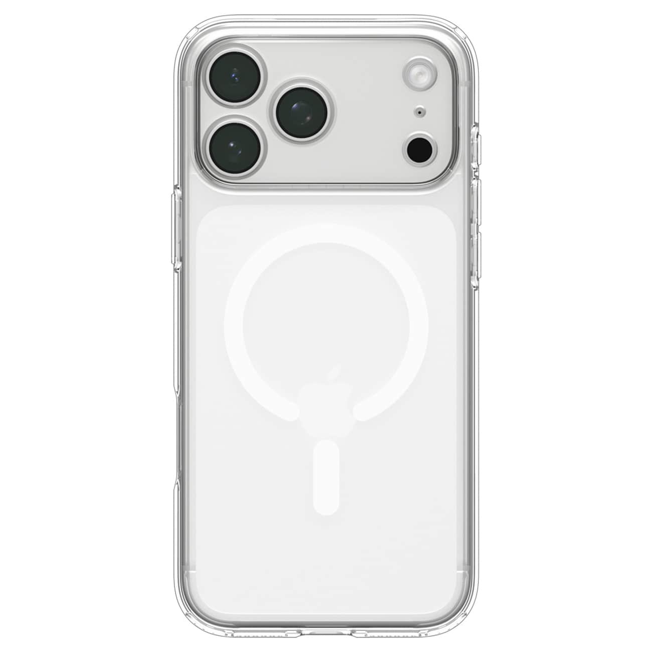 Spigen Ultra Hybrid MagSafe-etui til iPhone 18 Pro / 17 Pro – gennemsigtigt og hvidt